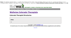 Desktop Screenshot of colorado-therapists.wellwise.org