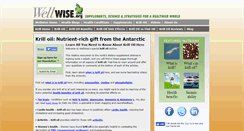 Desktop Screenshot of krill-oil.wellwise.org