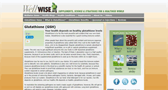 Desktop Screenshot of glutathione.wellwise.org